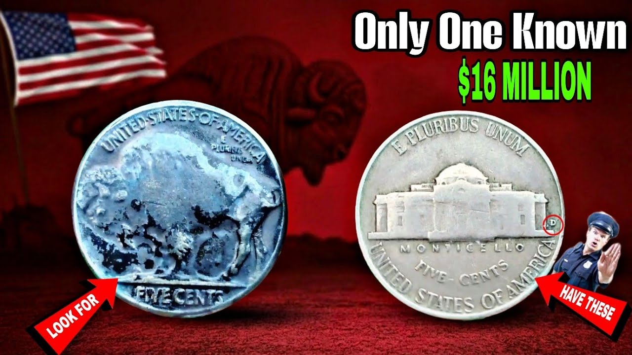 Top 4 Super Rare US Coins 💰 Buffalo & Jefferson Nickels Worth Money