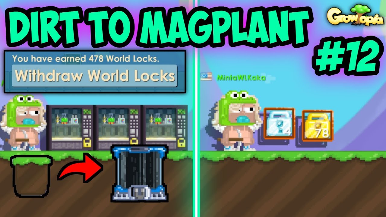 INSANE PROFIT FROM PROJECT & BECOME PROFITER !! | #12 Dirt to Magplant | Growtopia
