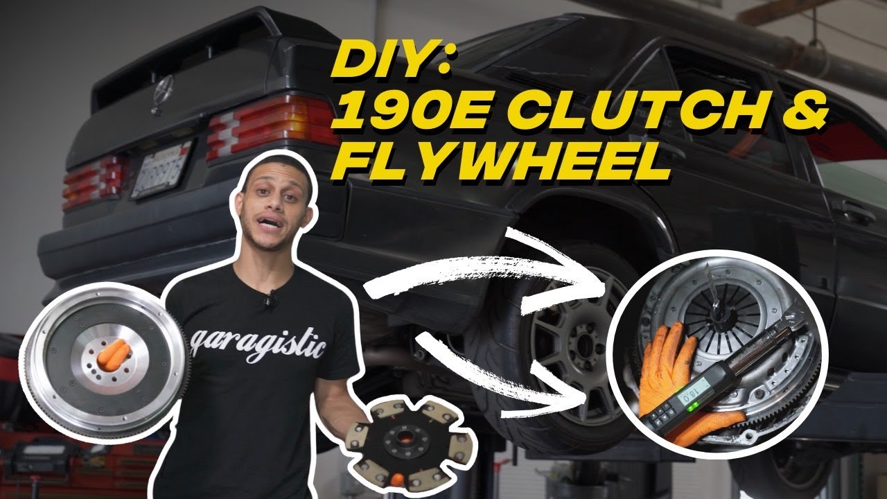 How To Replace and Upgrade Your Clutch And Flywheel In Your Mercedes 190e/W201!
