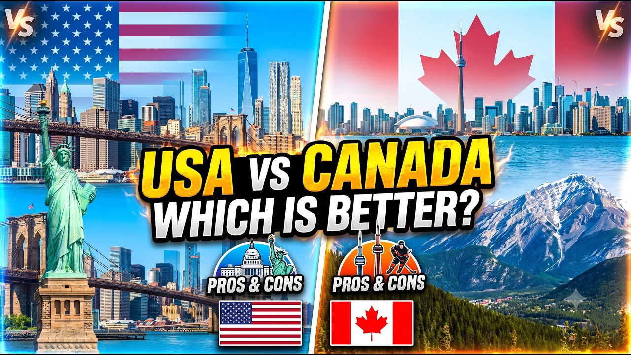 🇺🇸 USA vs 🇨🇦 Canada &ndash; Which Country Is Better in 2026?