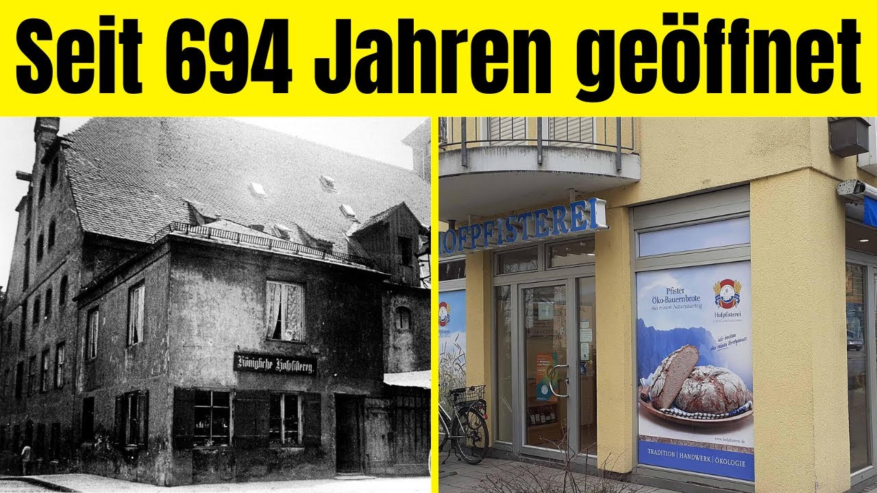 Deutschlands ÄLTESTE Läden, die heute noch existieren