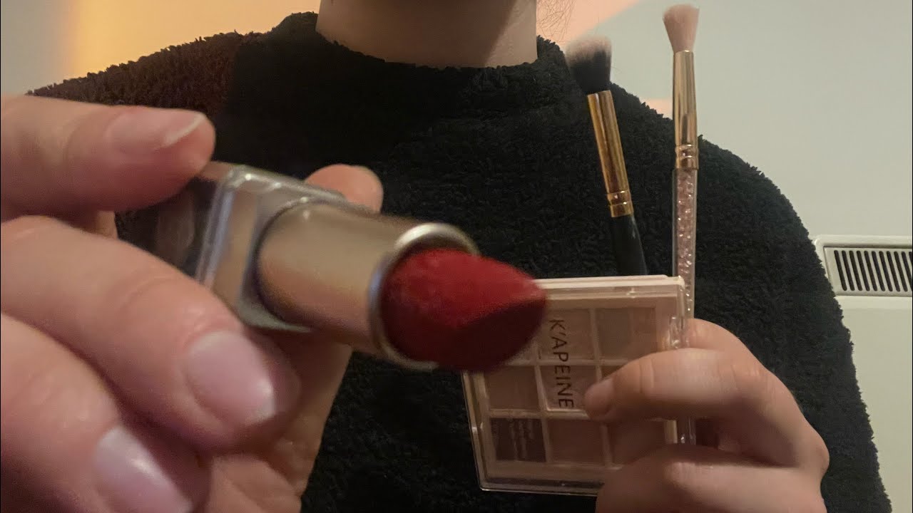 ASMR doing your makeup💄📸 low quality, no talking ASMR, no tapping 