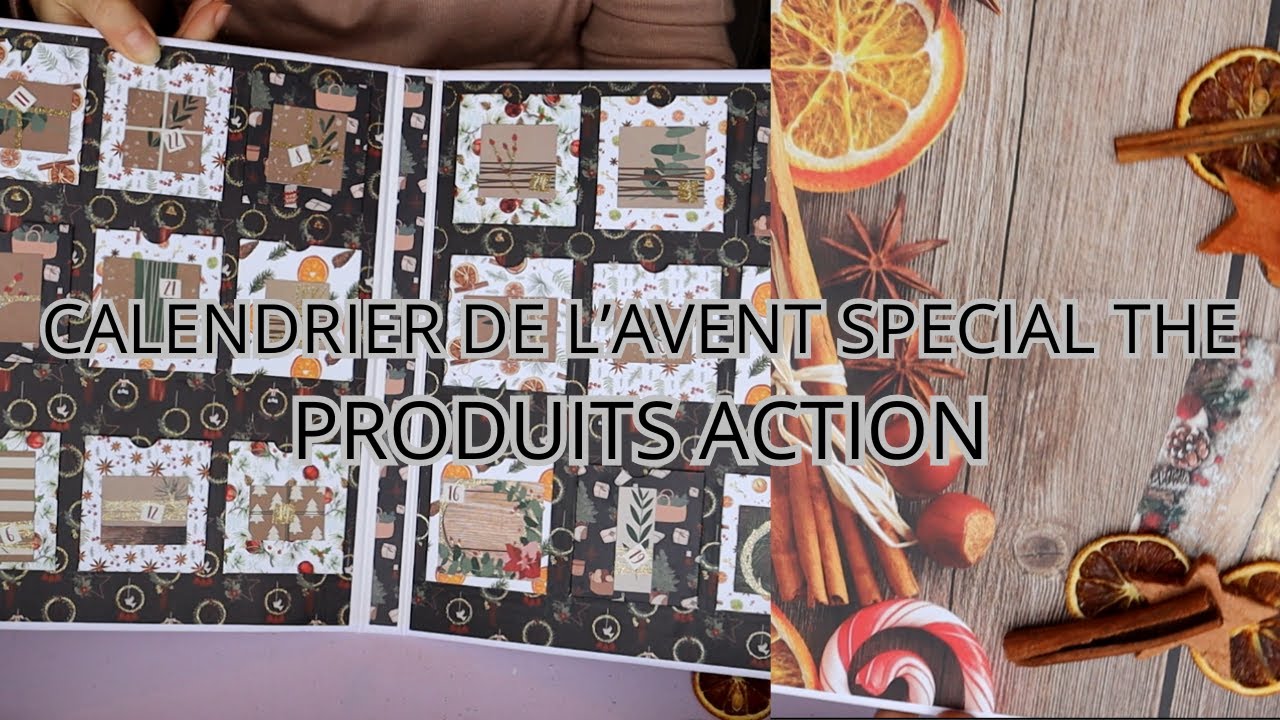 CALENDRIER DE L'AVENT spécial thé avec produits ACTION #faitmains #loisirscréatifs #action