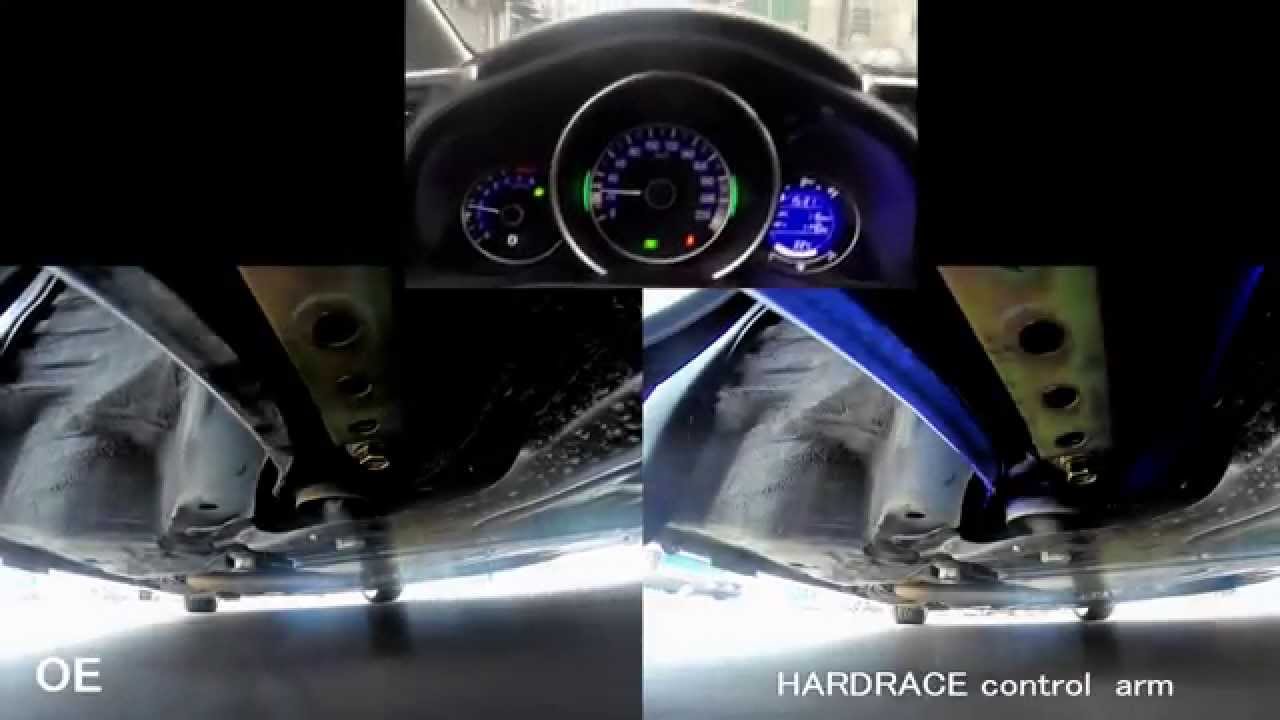 HARDRACE HONDA NEW FIT FRONT CONTROL ARM BUSHING TEST
