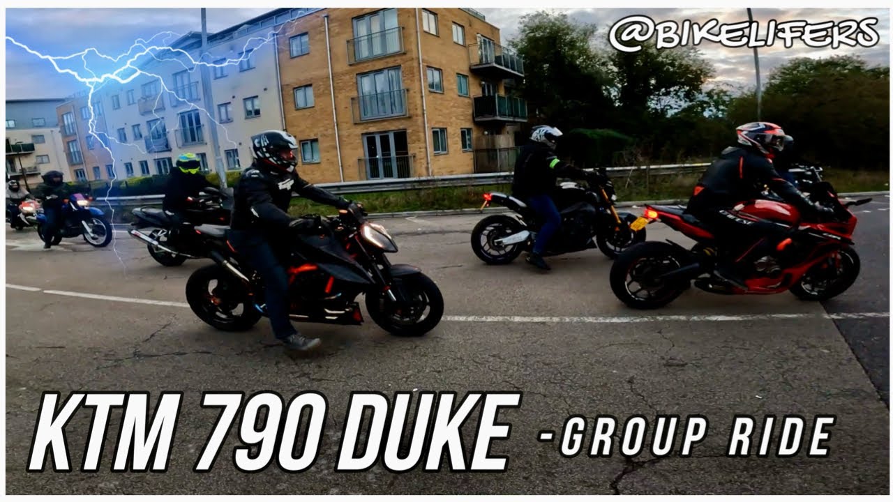 Ktm 790 Duke Group Ride - 4K