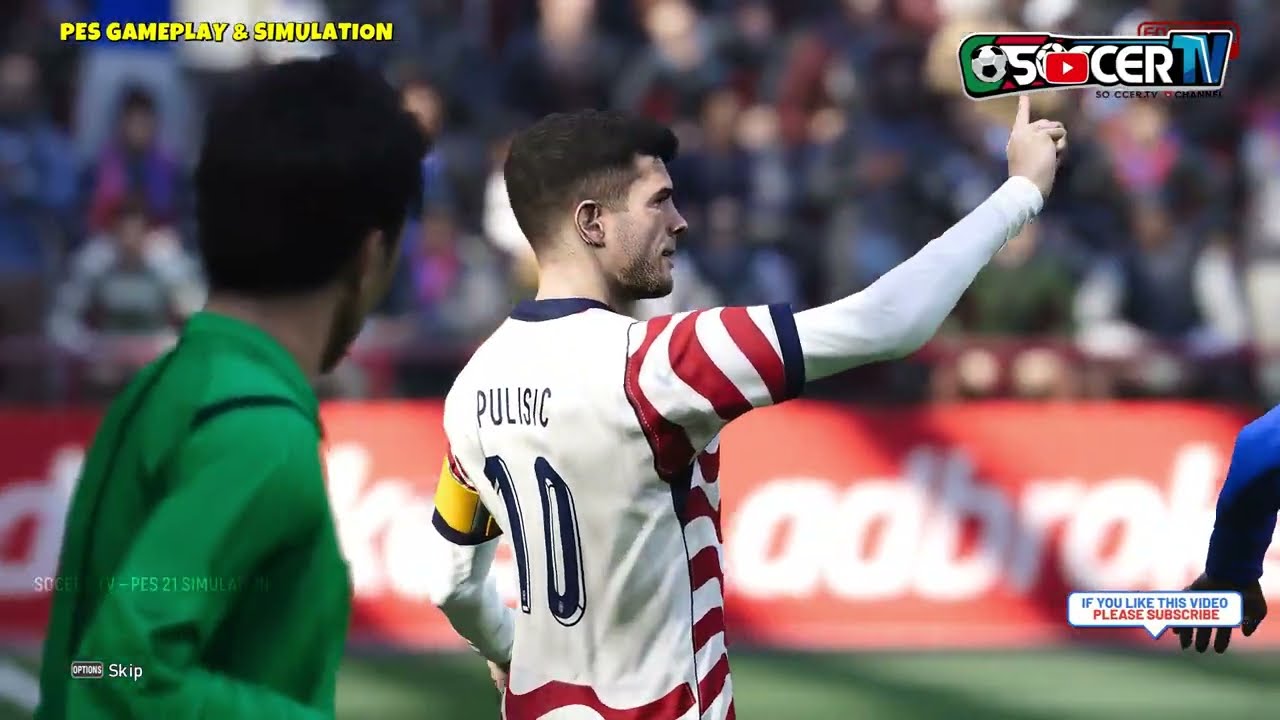 Гаити против США – отборочный матч КОНКАКАФ (режим Чемпионата мира) | PES PC | Полная симуляция м...