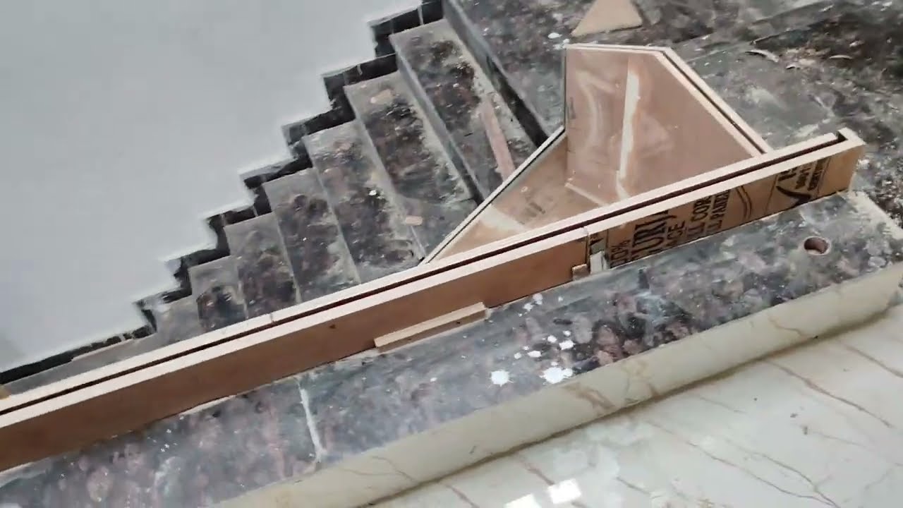 woodworker plywood railing glass  glass railing installation