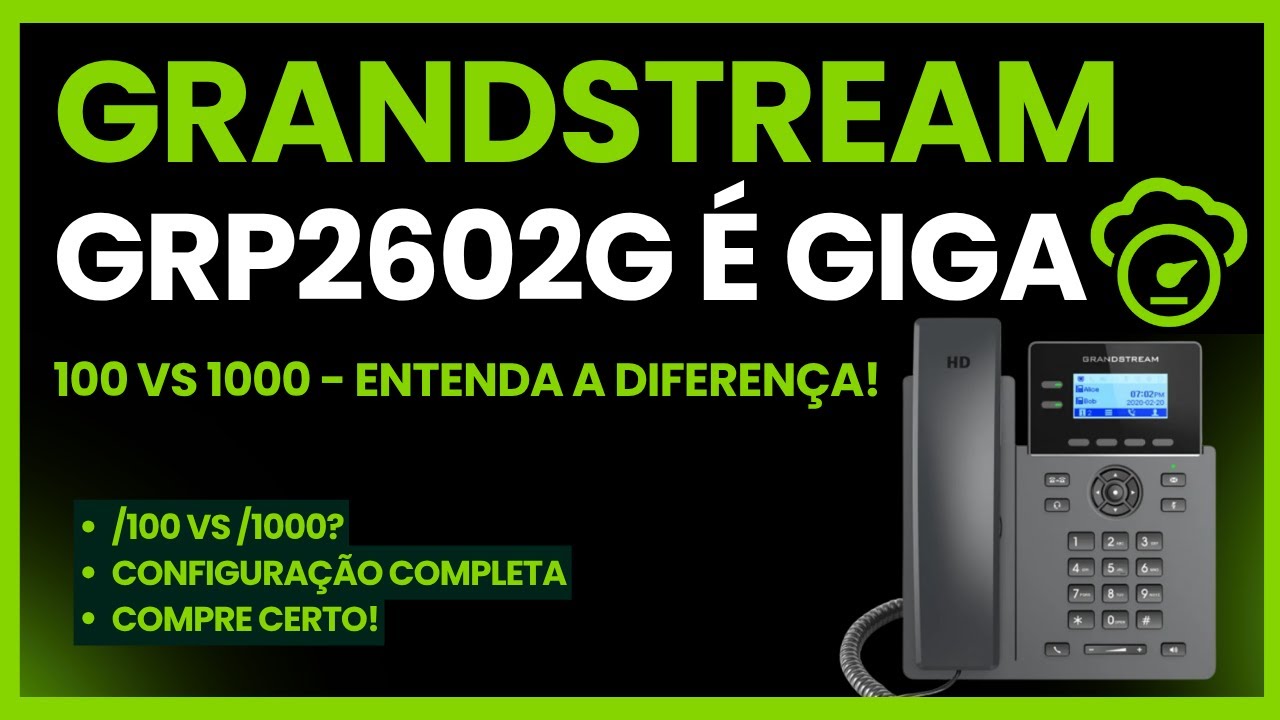 GRP2602G: Como Configurar o Telefone IP Giga da Grandstream para seu PABX em Nuvem