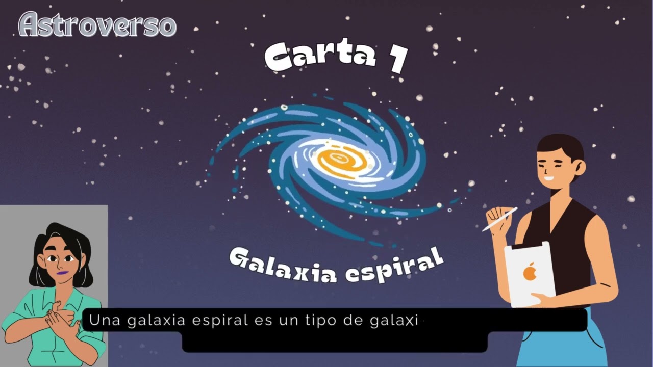 ASTROVERSO CARTA 1: Galaxia espiral