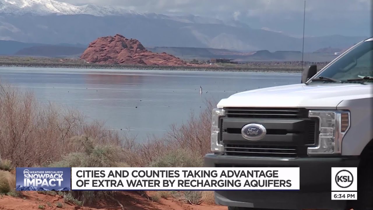Water districts using extra water to recharge aquifers