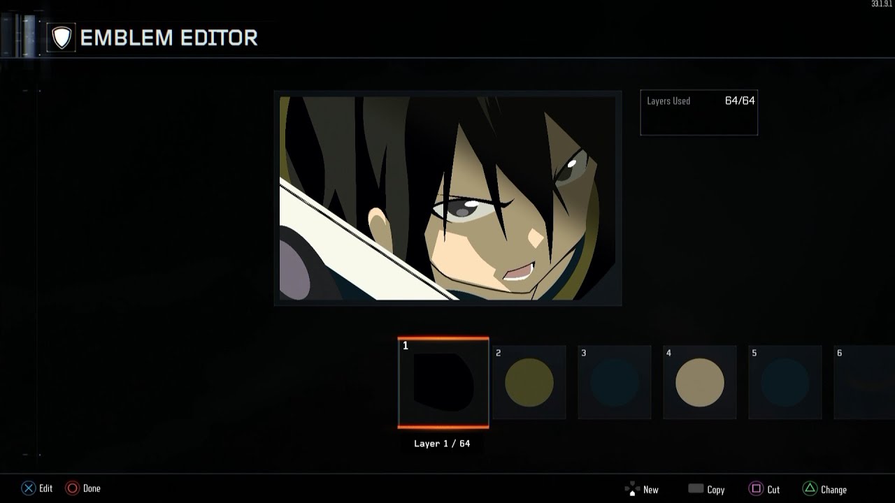 BO3 SAO Kirito emblem