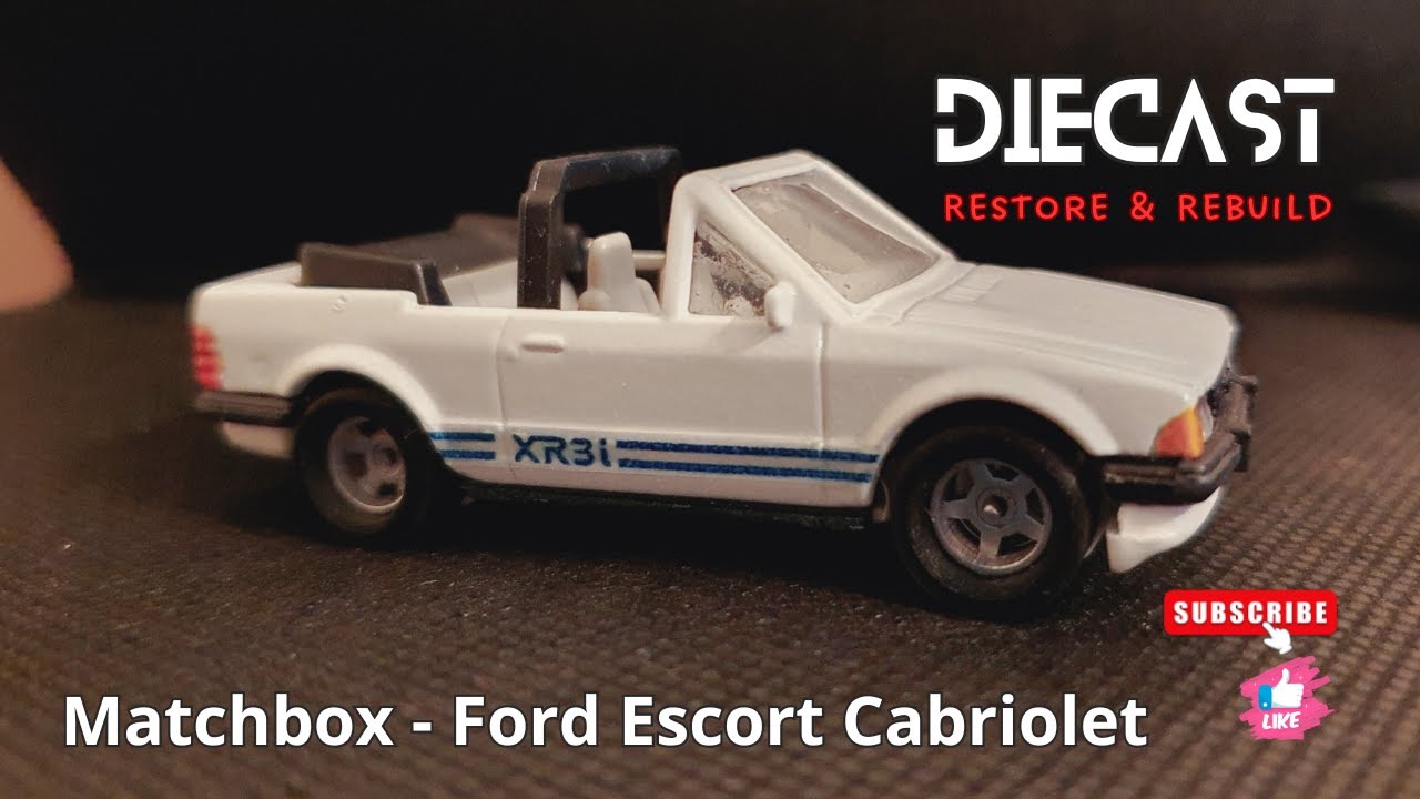 Ford Escort Cabriolet ‐ Matchbox - Diecast Restore & Rebuild