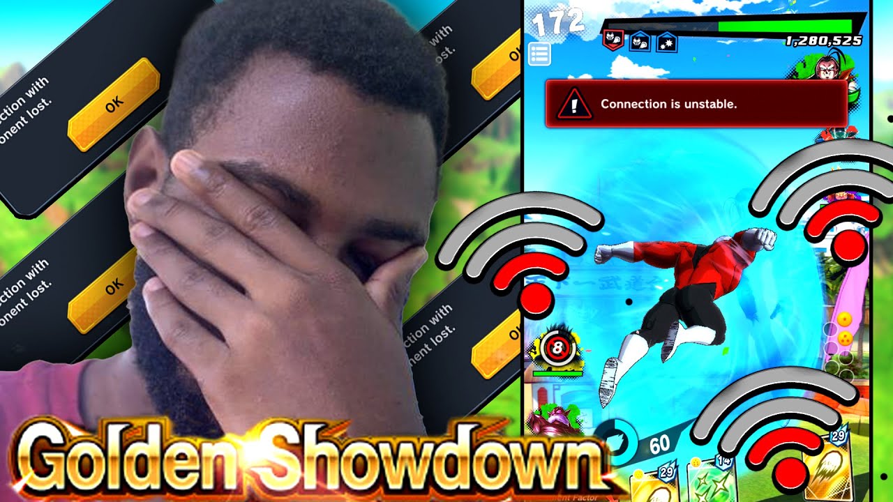 I Gave Up...The Laggiest Golden Showdown | Dragon Ball Legends