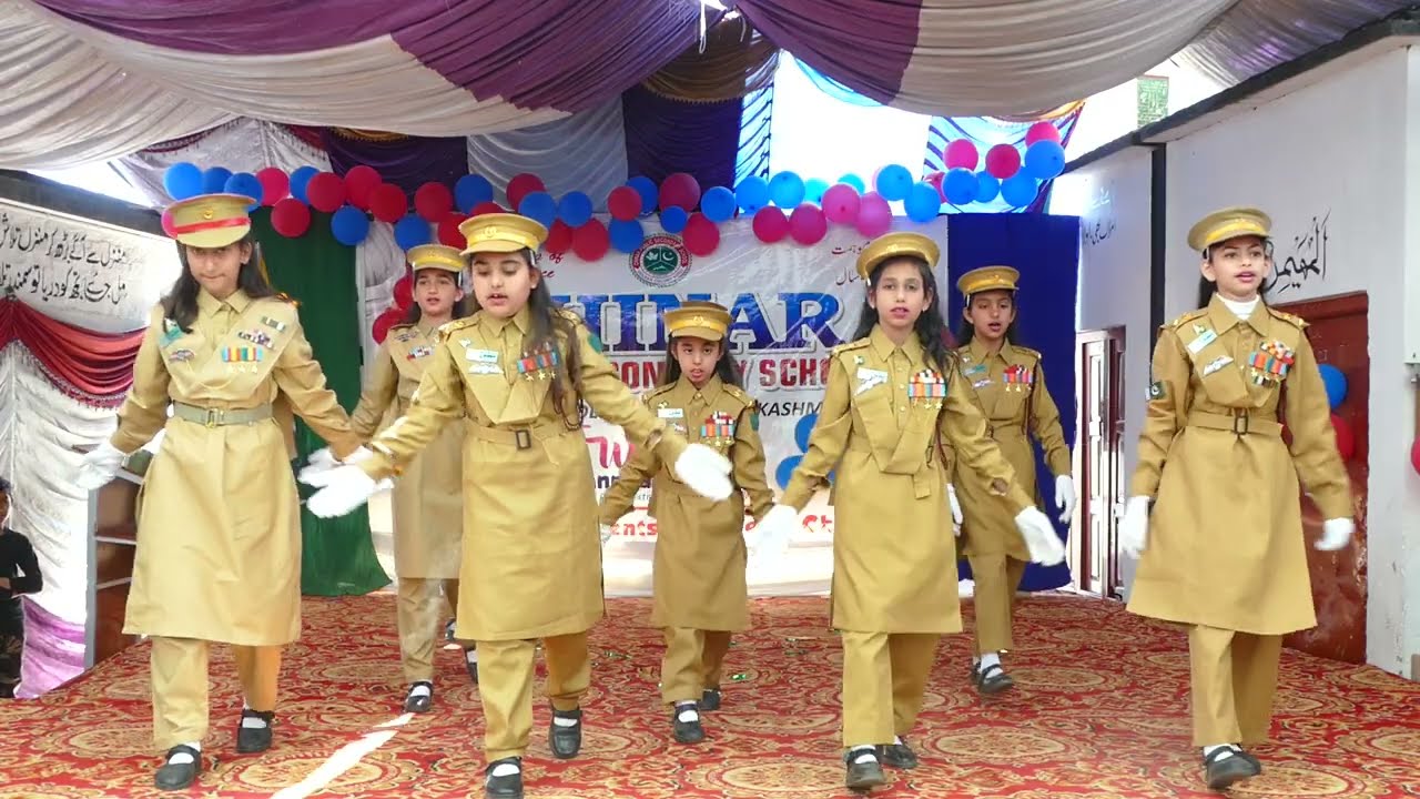 Chinar School||dil ka junoon jo rago se baha hai || wounderful performace BY Class 5th Girls ||