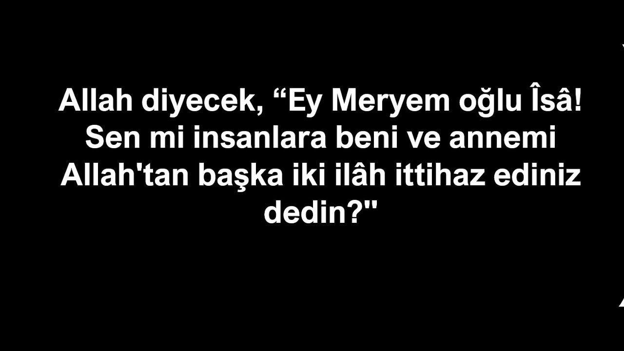 Ağlatan konuşma | İsa ve Allah arasındaki konuşma | M&acirc;ide S&ucirc;resi Kuran Kerim | Idris Abkar | T&uuml;rk&ccedil;e