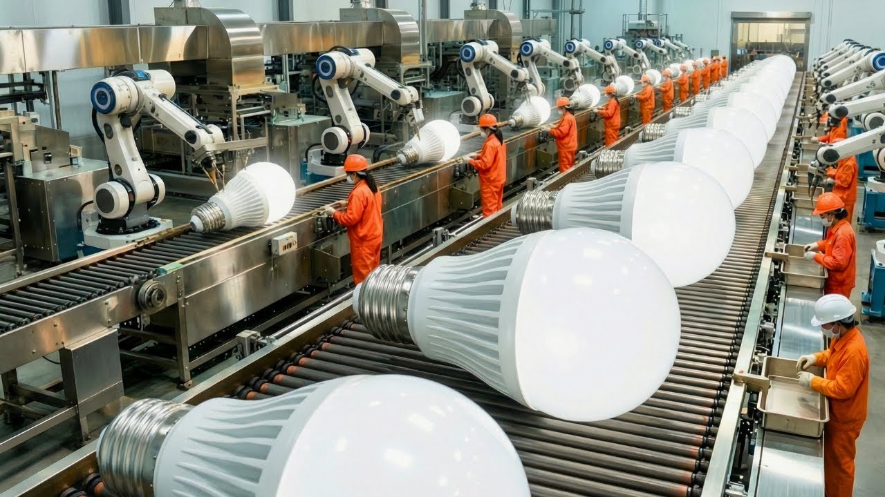 Inside the Smart LED Bulb Factory: How Millions of LED Bulbs Are Made (Full Process)