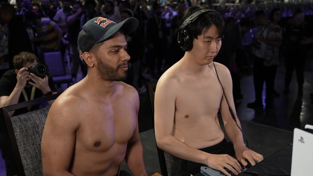 Arslan Ash takes Shirts Off at Combo Breaker 2025 | Tekken 8