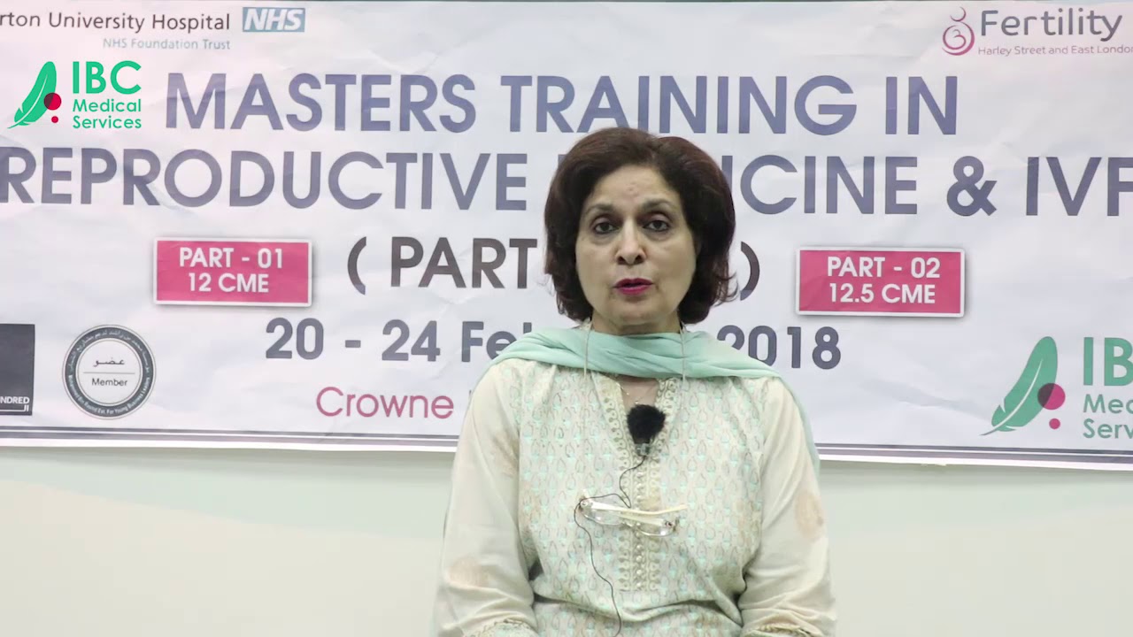 Masters Training in Reproductive Medicine and IVF