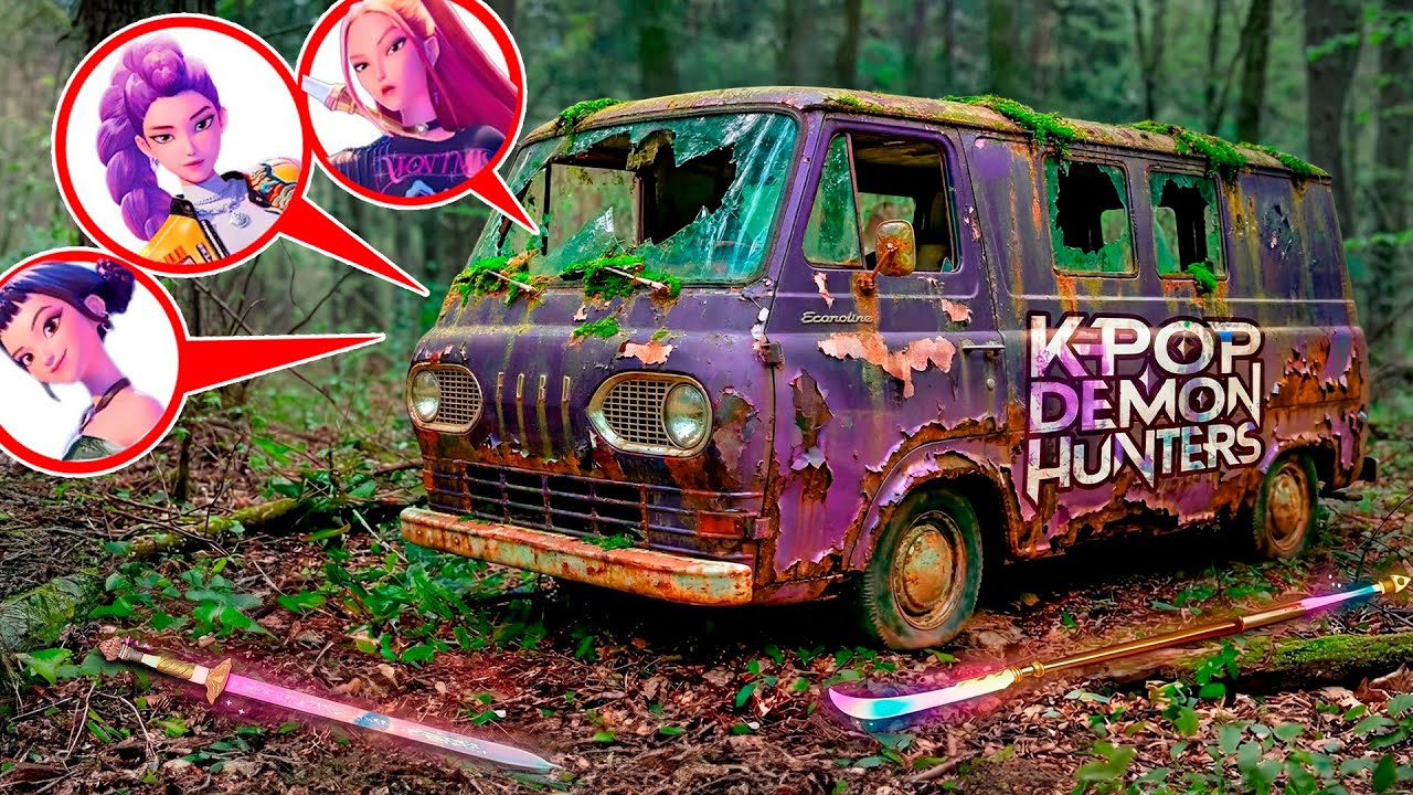 Restoration of Abandoned K-Pop TRUCK | Fully Restore Huntrix VAN From DEMON HUNTERS