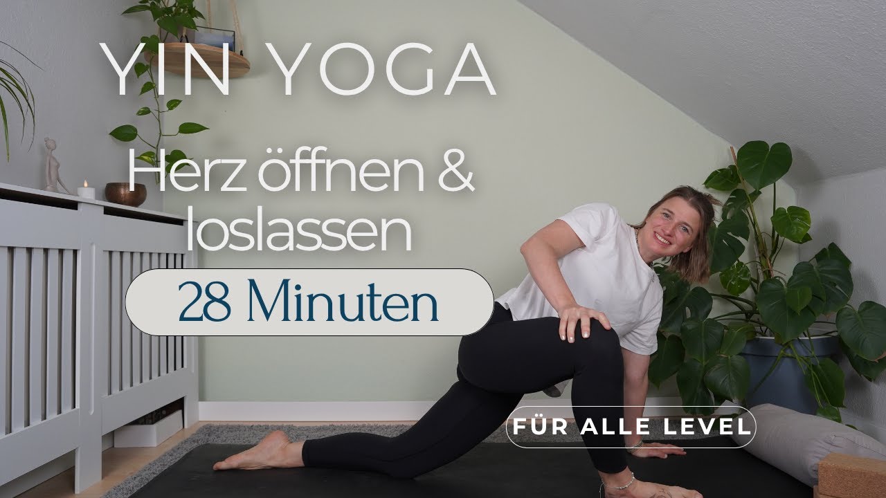 YIN YOGA für dein Herz ❤️ | 28 Min. HERZÖFFNER für mehr WEITE & emotionale ENTLASTUNG