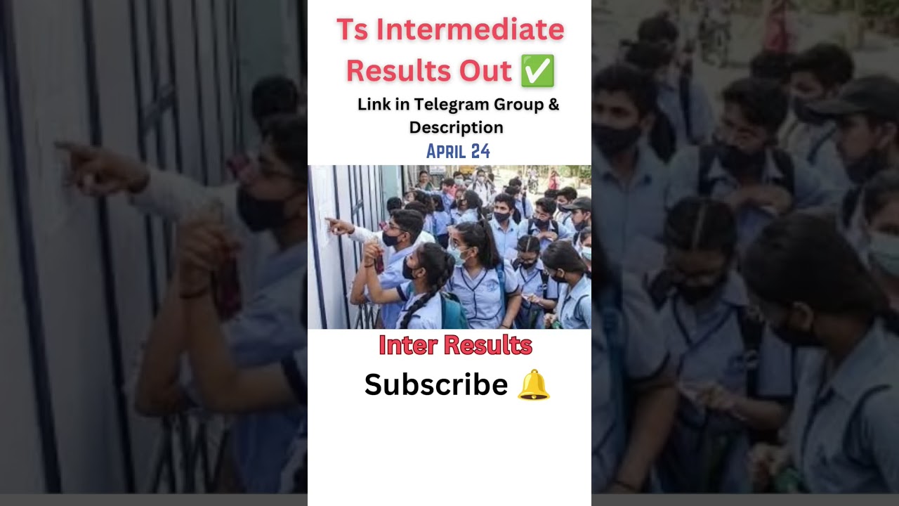 Ts Intermediate Results 🤕 Out 2024 | Inter Results 2024 April | #Shorts