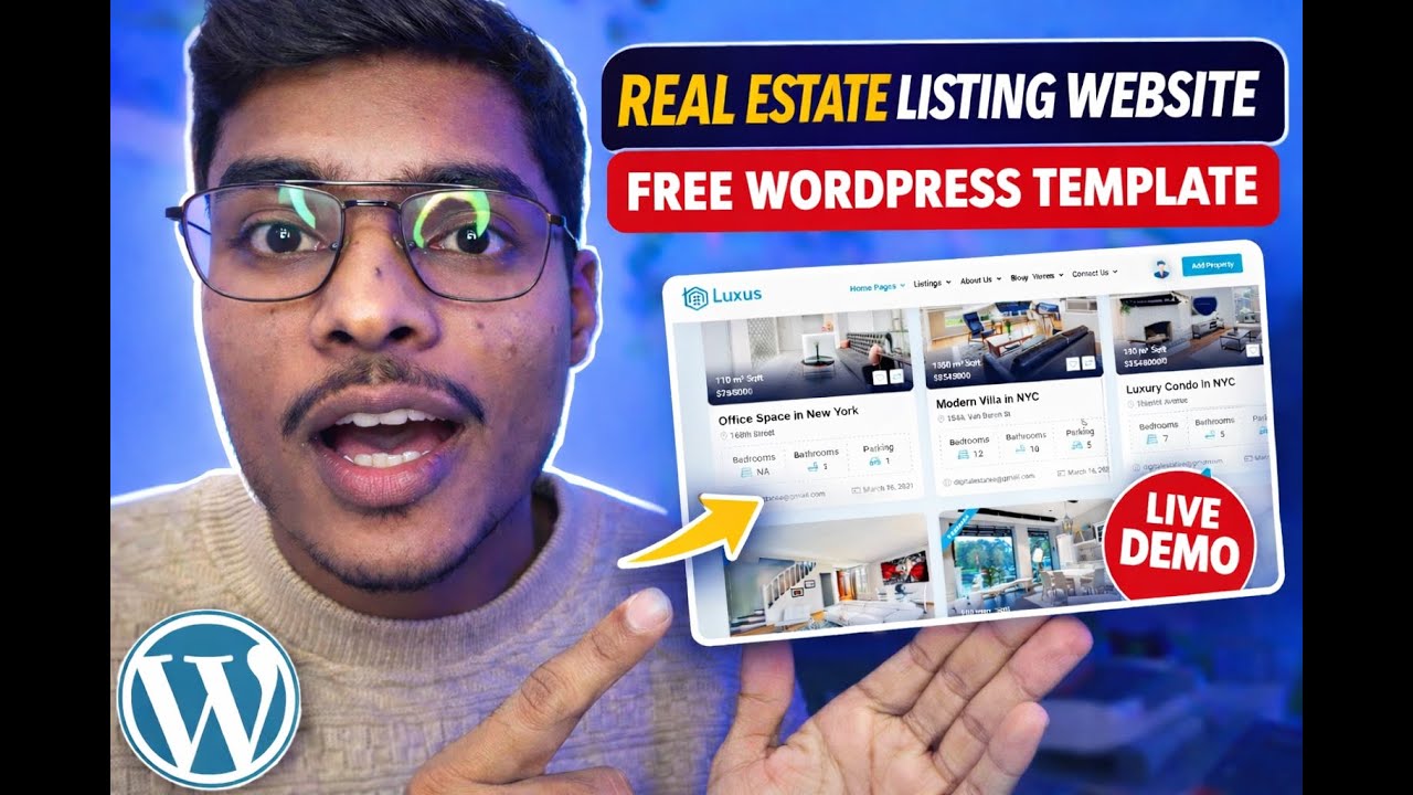 Free Premium Real Estate Listing Website in 5 Mint 😱| Step By Step  Full Guide  | #digitalmarketing