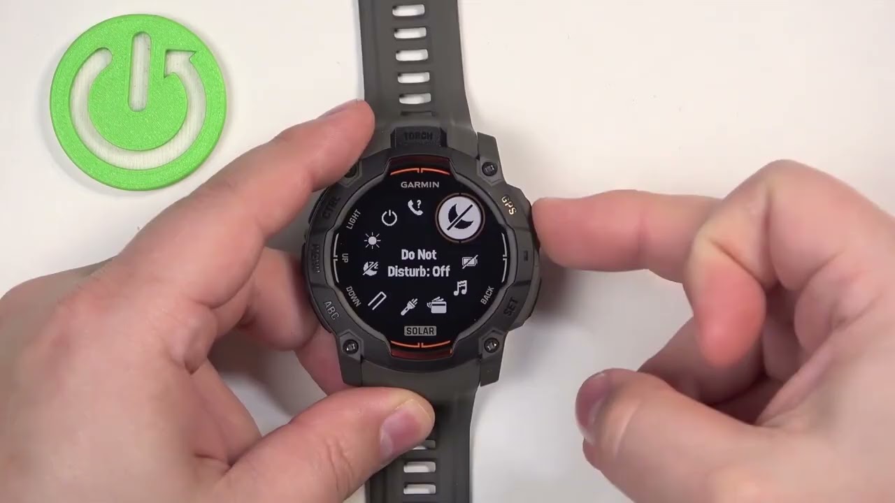 GARMIN Instinct 3 50mm &ndash; Nicht-St&ouml;ren-Modus aktivieren
