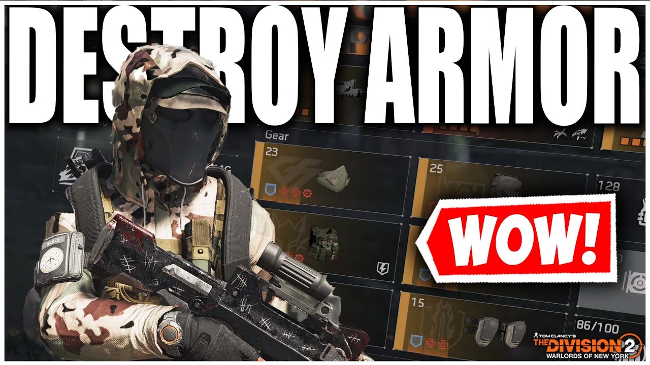 THIS BUILD DESTROYS ARMOR IN THE DIVISION 2 [TU14] INSANE DAMAGE & SURVIVABILITY! THE ARMOR BREAKER!