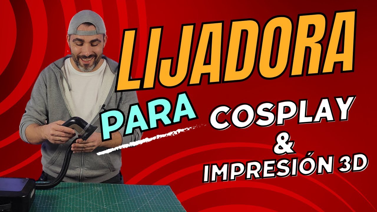 Lijadora compacta para cosplay y Impresion3d 💯 TOP