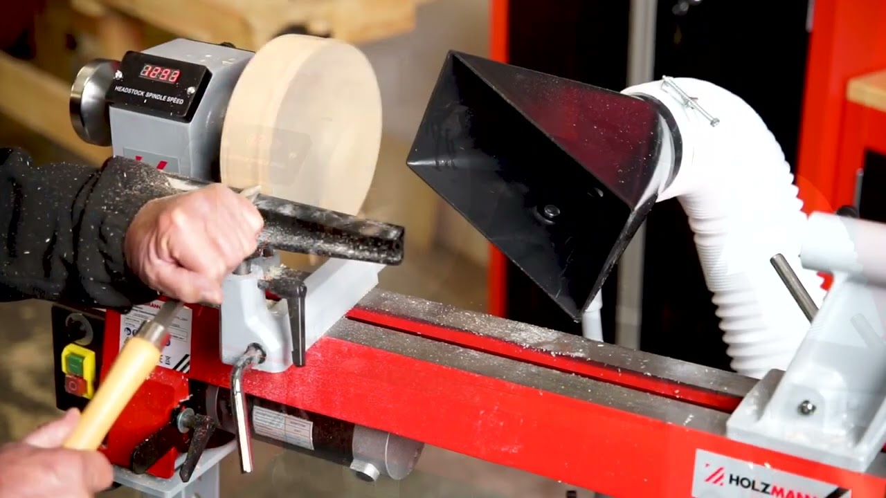 Tour à bois avec variateur de vitesse et affichage digital - D460FXL - Holzmann