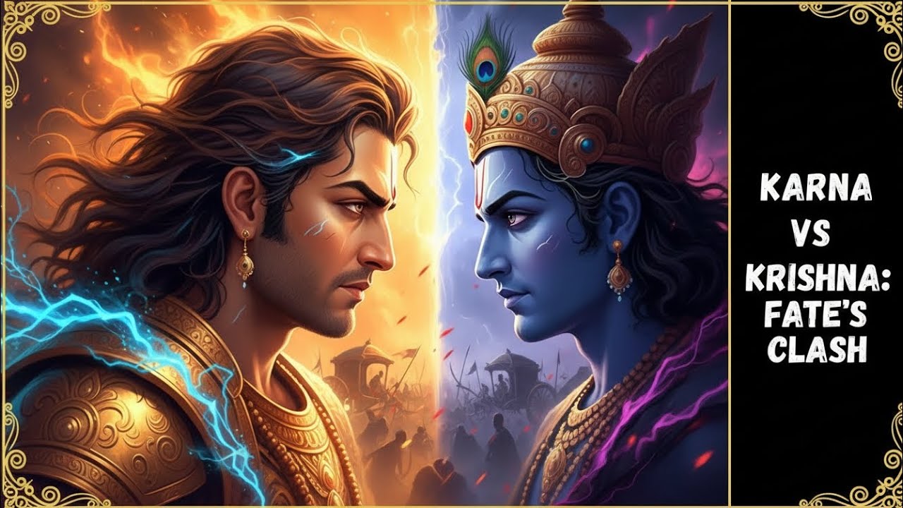 “कर्ण और कृष्ण का वह अंतिम रहस्य, जिसे जानकर स्वयं समय कांप उठा | Mahabharat Untold Story”