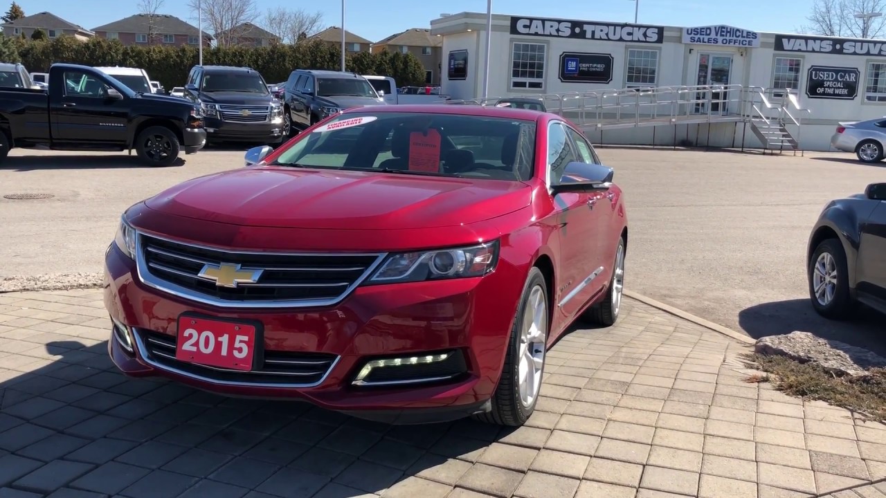 Red 2015 Chevrolet Impala LTZ Review Oshawa ON - Roy Nichols Motors Ltd