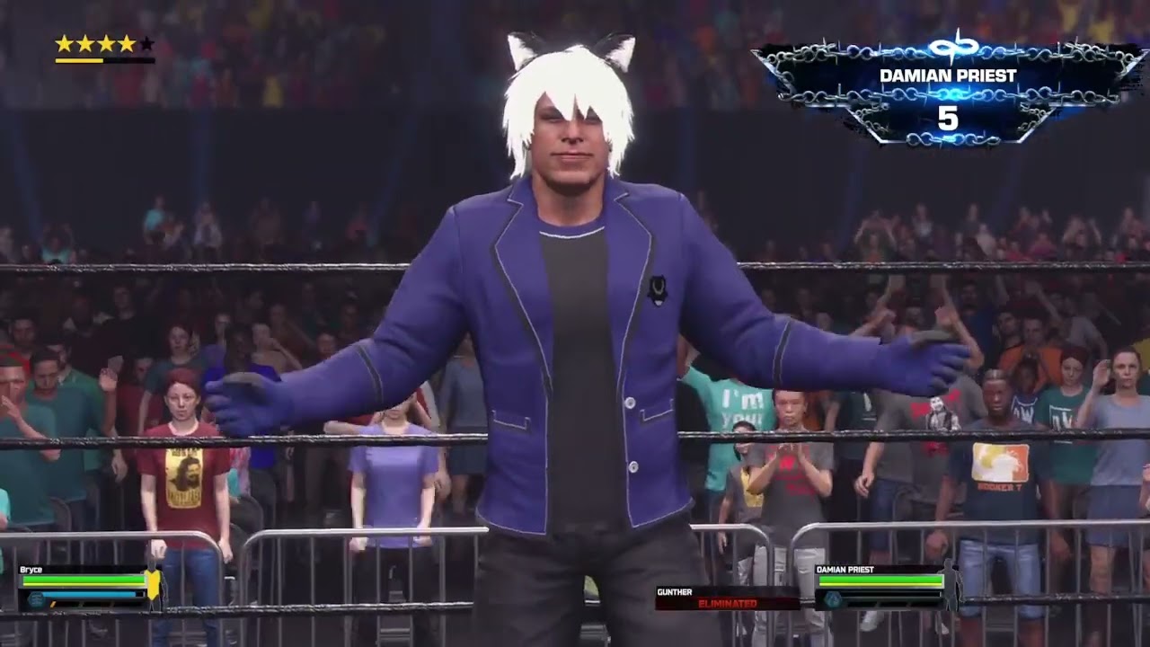 Playing matches on WWE 2K25