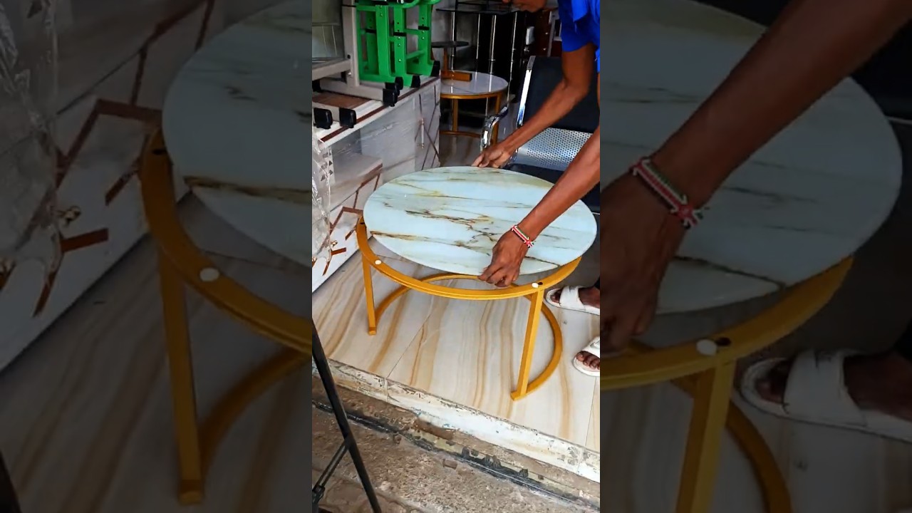 Easy Assembly  Coffee Table with Marble Top | Versatile Design for 8,299 KSh WhatsApp 0701121299
