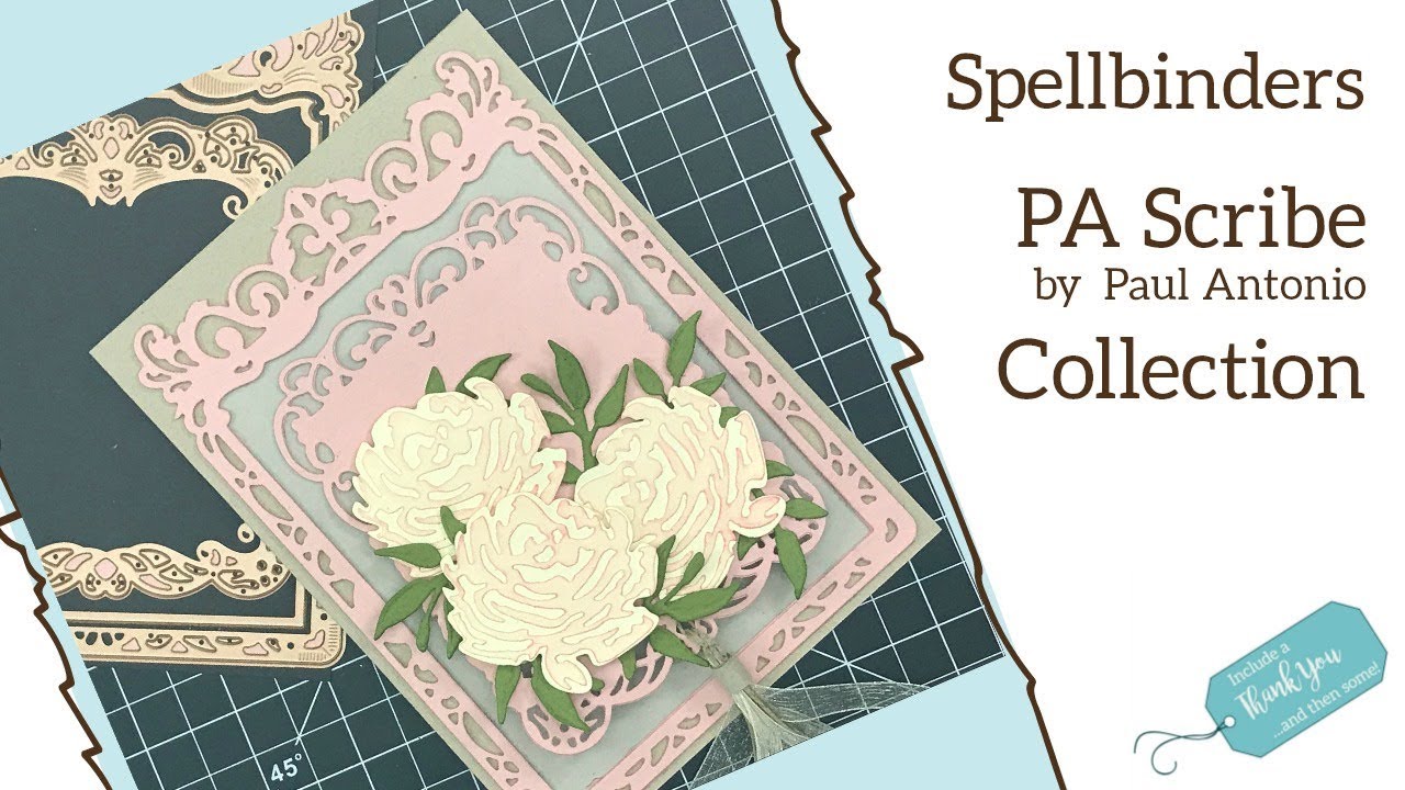 Spellbinders PA Scribe Collection | Nesting Frame Secret Message!
