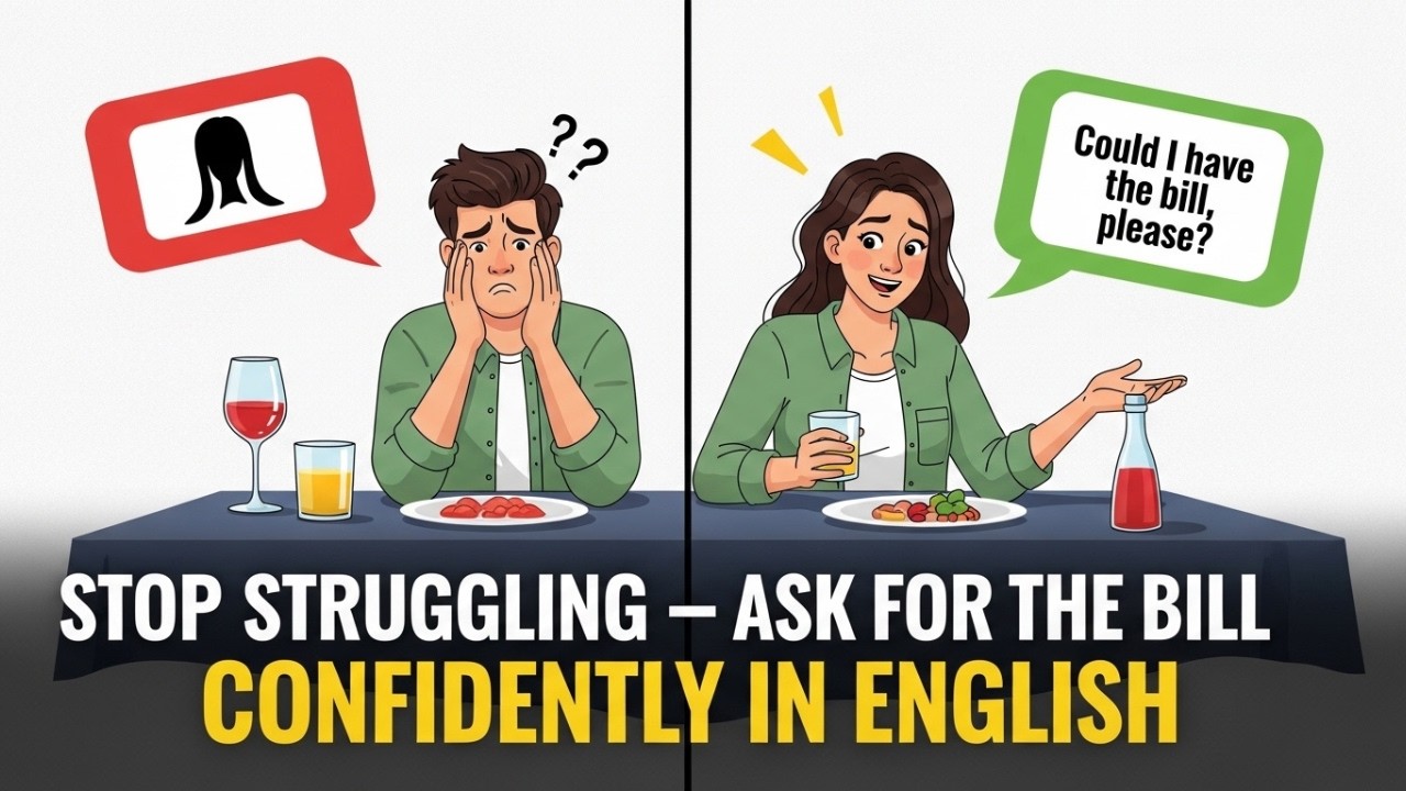Stop Struggling &mdash; Ask for the Bill Confidently in English