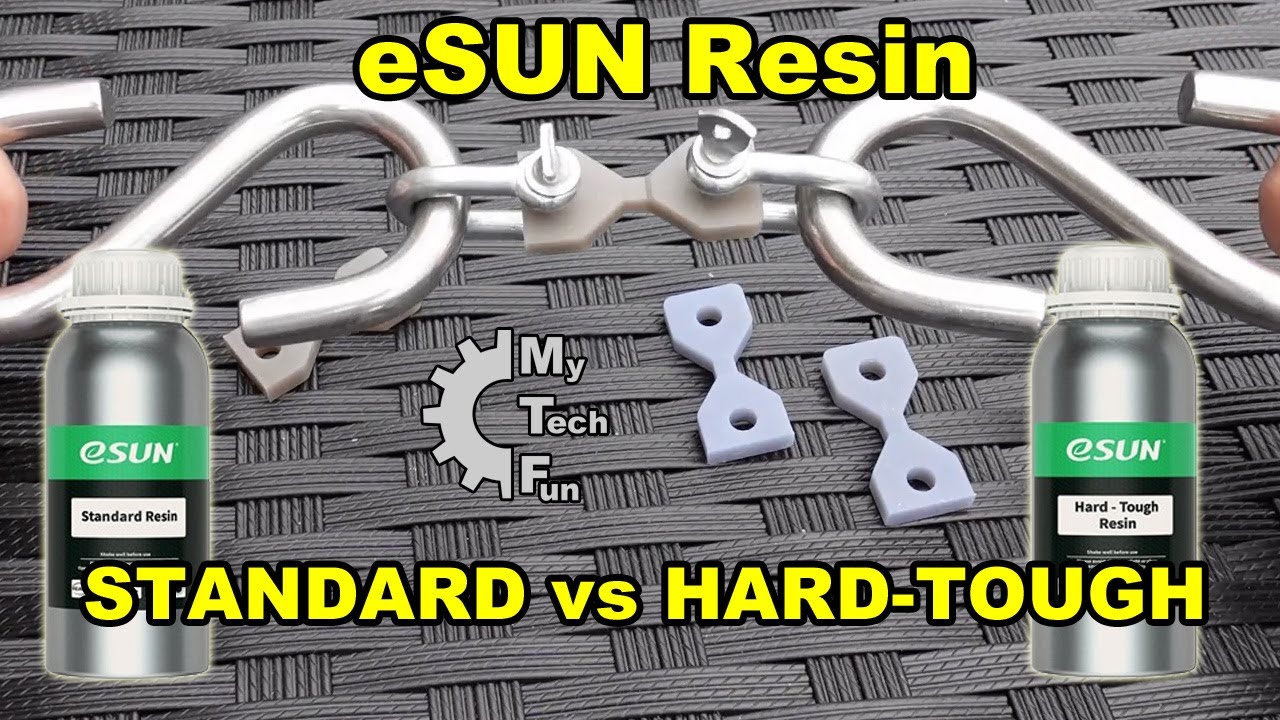eSun Standard vs Hard-Tough resin - mechanical tests