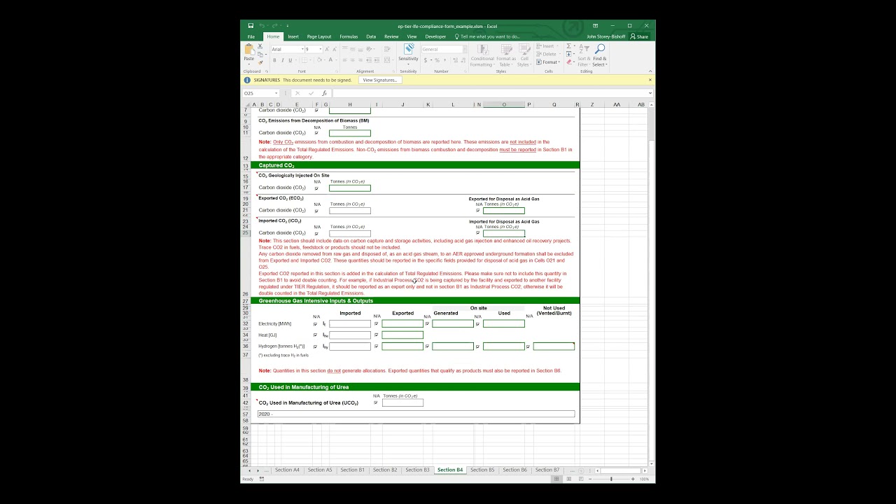 Overview of Large Emitter and Opt-in Compliance Reporting Form
