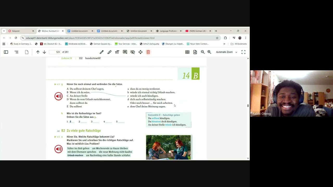 A2 GERMAN CHAPTER 14D