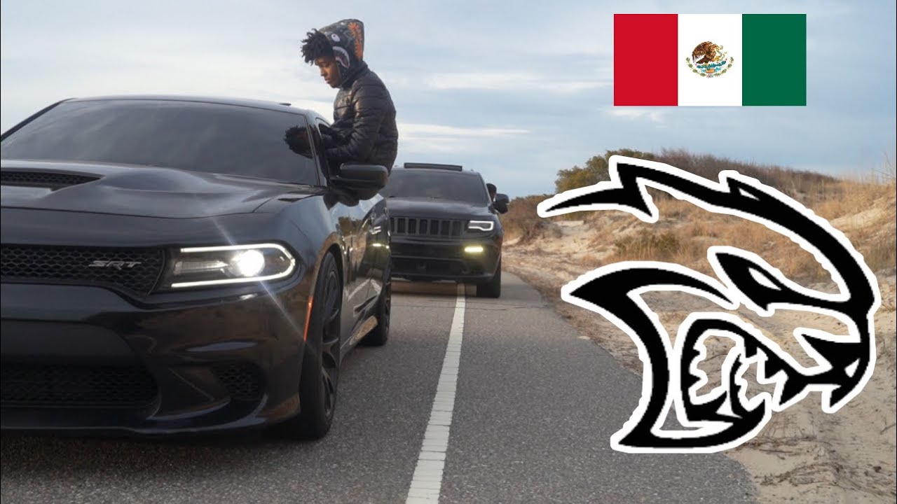 TOOK THE HELLCAT AND JEEP SRT TO MEXICO (HUGE BURNOUT) 💨