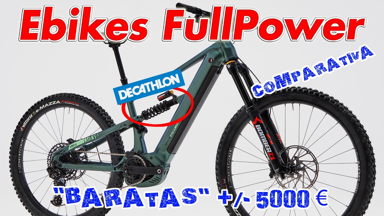 Comparativa Ebikes FullPower por +/- 5000 €