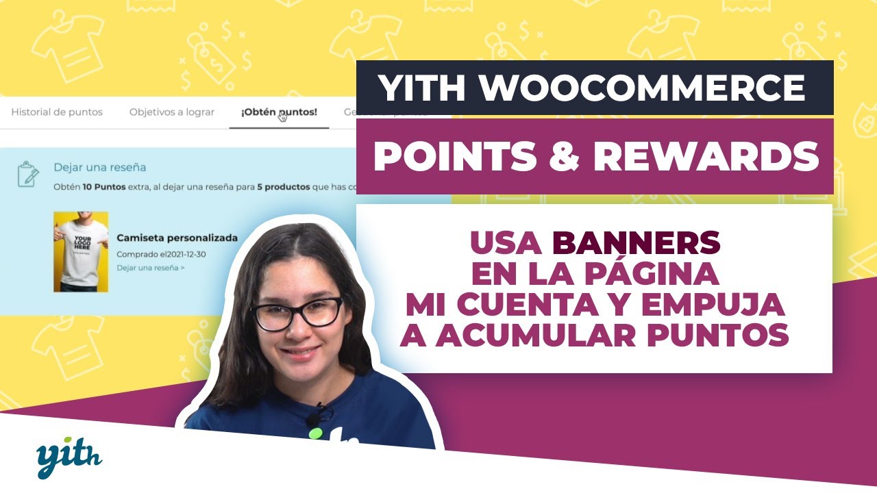 Usa banners en la página Mi cuenta y empuja a acumular puntos - YITH WooCommerce Points & Rewards