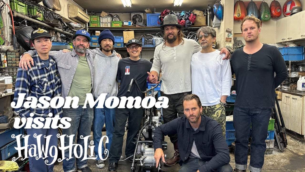 JASON MOMOA VISITS HAWGHOLIC🔥