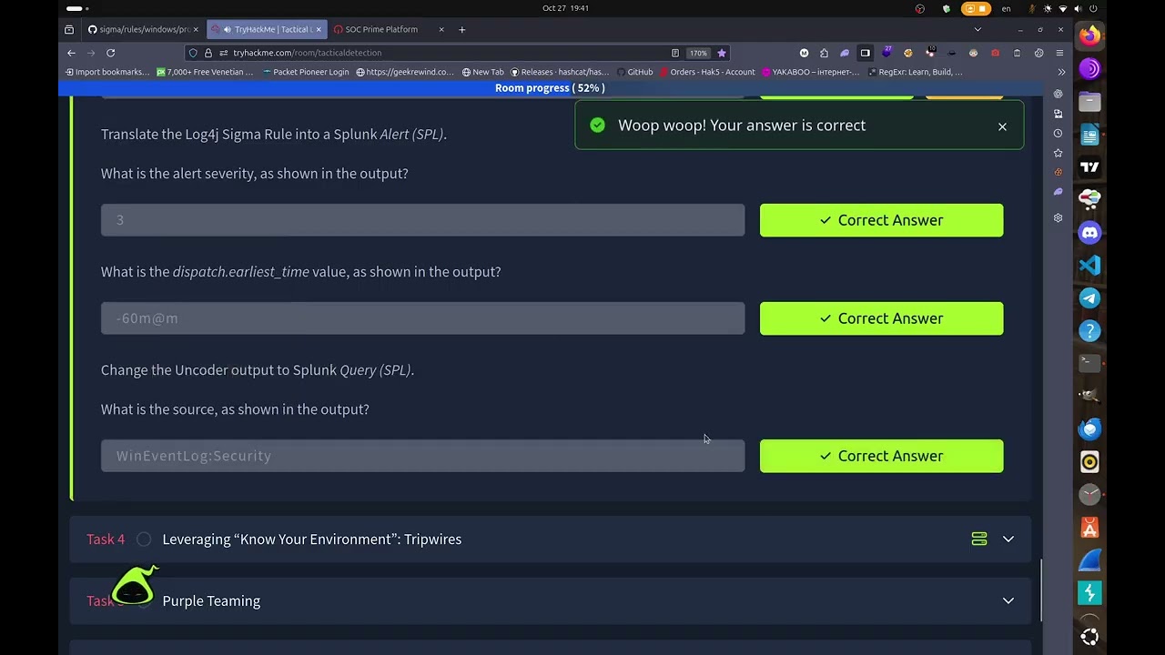 Tactical Detection TryHackMe Walkthrough