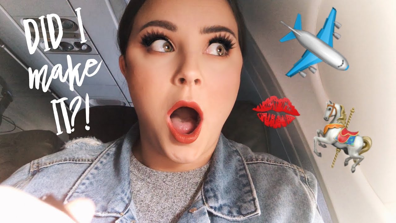 Getting Ready for Disneyland...On a Plane!