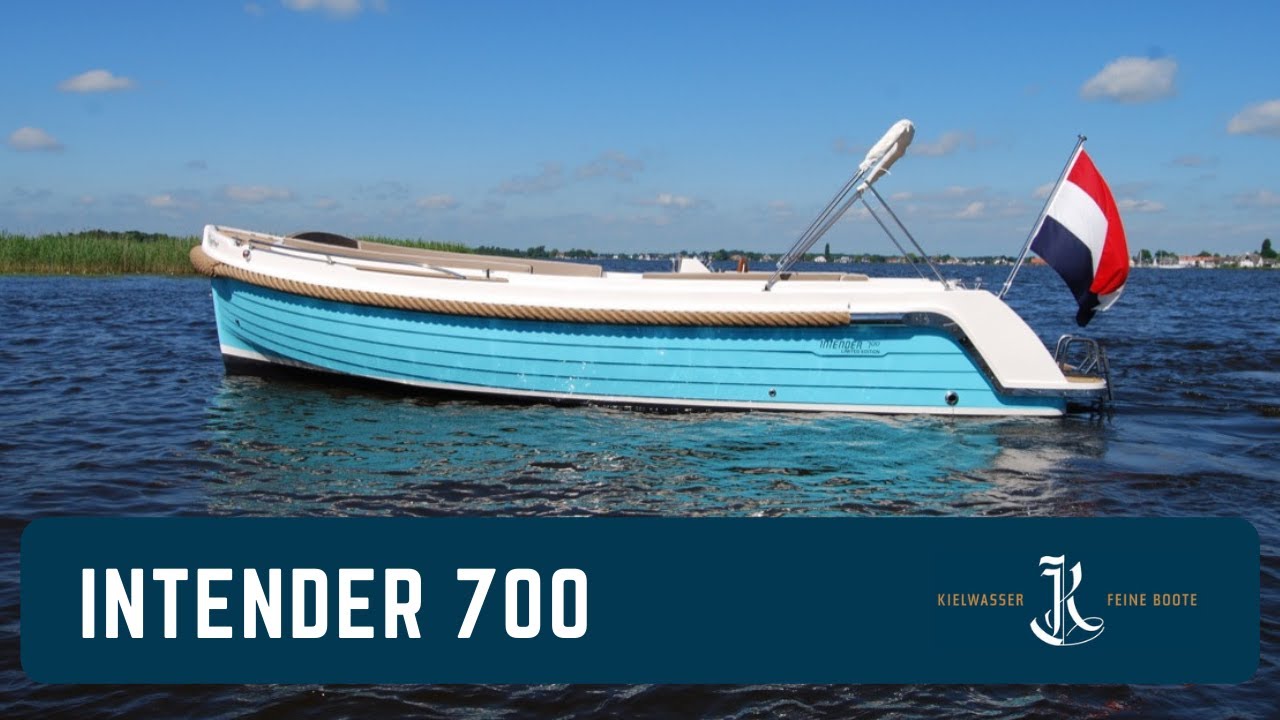 INTENDER 700 - Die Sloep für Bade-Fans