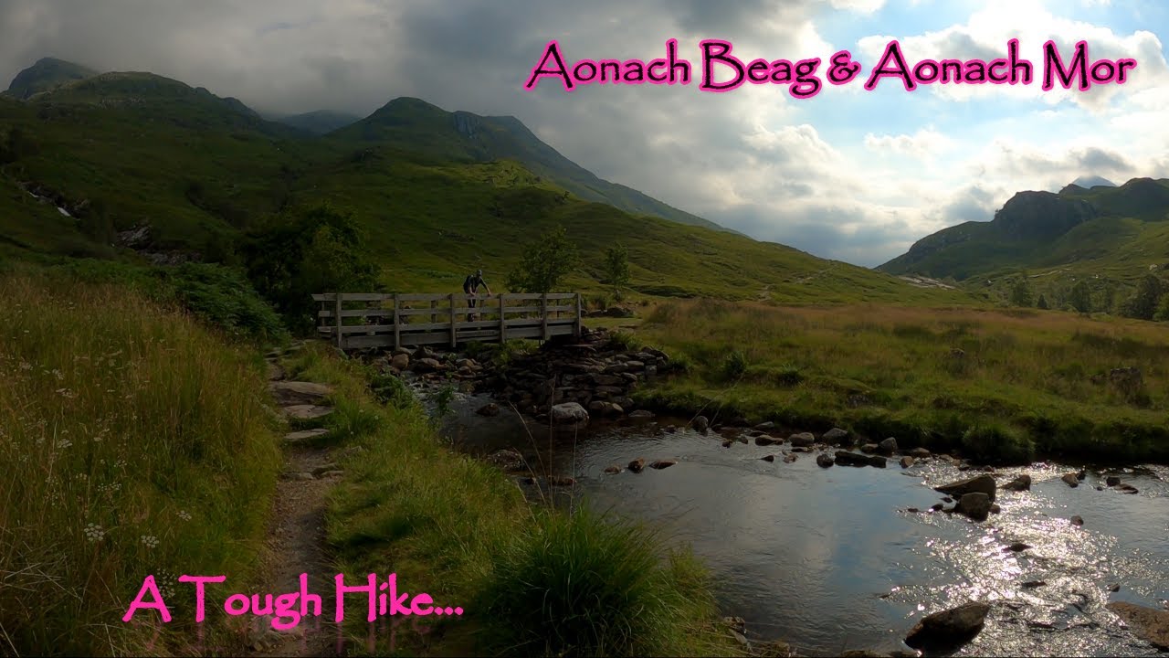 Aonach Beag & Aonach Mor  from Glen Nevis  29.07.2022