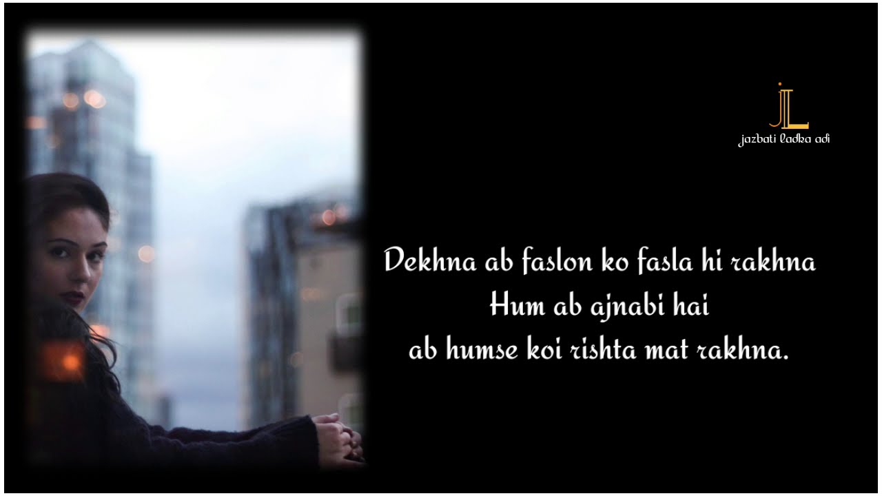 FASLON KO FASLA HI RAKHNA|SAD HINDI POETRY HINDI SHAYARI|JAZBATI LADKA SHAYARI|BEST HINDI POETRY|
