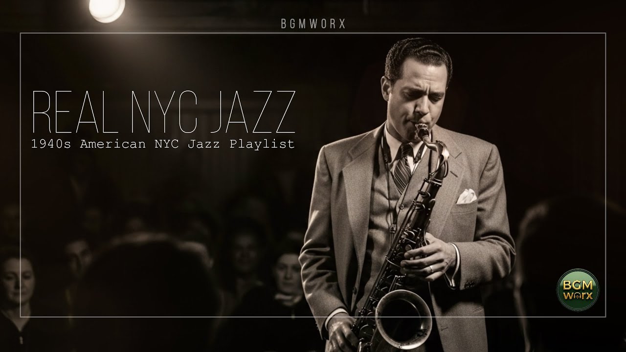 Real NYC Jazz 🎷 1940s American Swing Jazz Playlist | Midnight Clubs, Smoke & Streetlight Mood