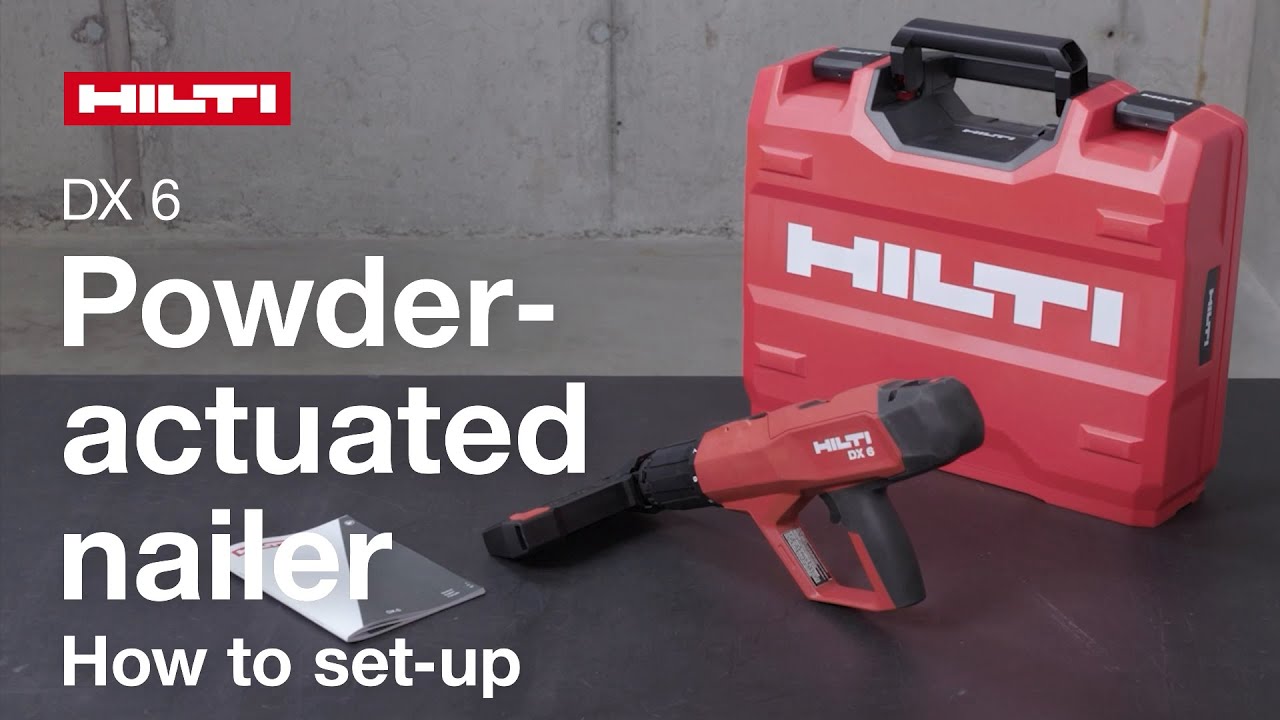 Hilti DX 6 Powder-Actuated Nailer